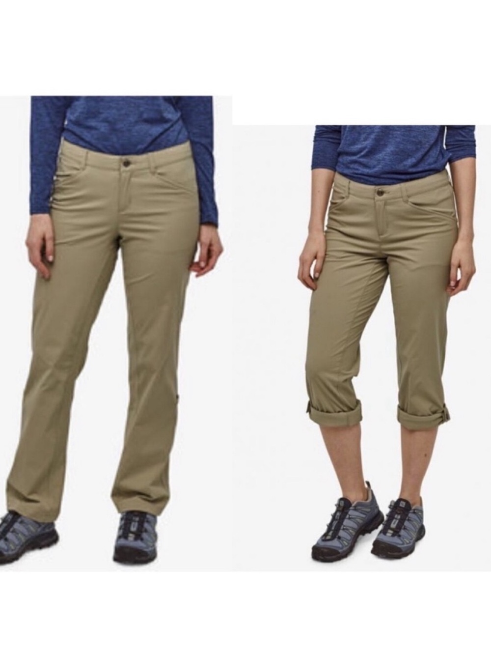 Patagonia Quandary Pants Size 6 Shale Tan Convertible Gorpcore Outdoor Utility